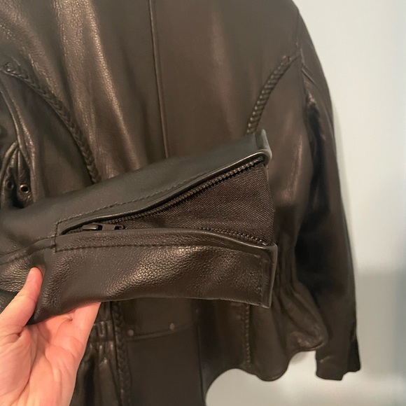 100% Genuine Leather Vintage First Classics Motorcycle Riding Jacket - Picture 8 of 8